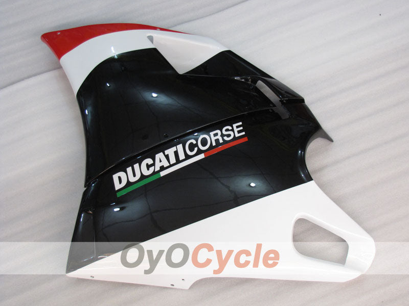 Kit de carénage à injection pour Ducati 748 94-02 - Rouge, Blanc, Noir - Style usine #OYO87906154