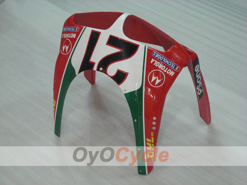 Kit de carénage à injection pour Ducati 748 de 94-02 - Rouge, Vert, Blanc - INFO STRADA #OYO87906160