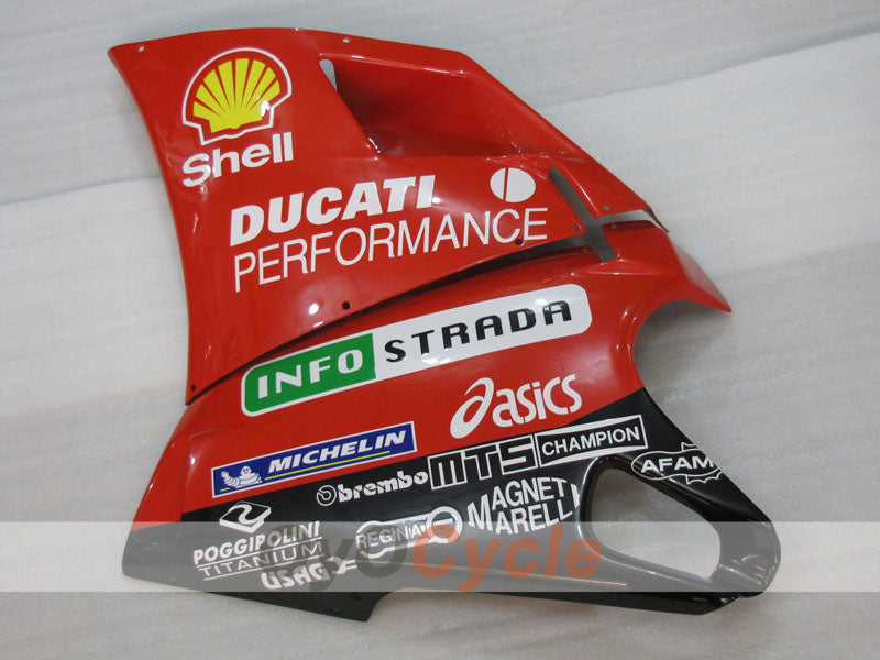 Kit de carénage à injection pour Ducati 748 de 94-02 - Rouge, Noir - Performance #OYO87906161