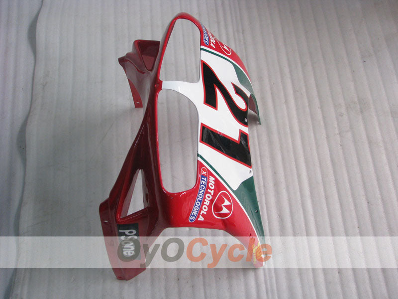 Kit de carénage injecté pour Ducati 998 de 02-04 - Rouge, blanc, noir - INFO STRADA #OYO87906167