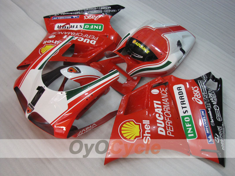 Kit de carénage injecté pour Ducati 998 de 02-04 - Rouge, blanc, noir - Performance #OYO87906171 Image secondaire du produit