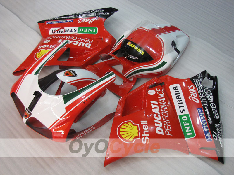 Kit de carénage injecté pour Ducati 998 de 02-04 - Rouge, blanc, noir - Performance #OYO87906171 Image principale du produit