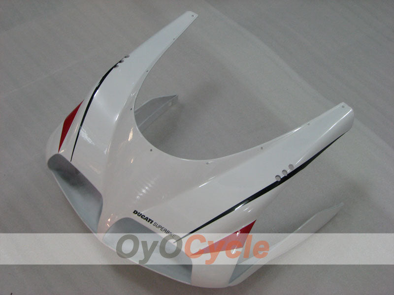 Kit de carénage injecté pour Ducati 998 de 02-04 - Rouge, blanc, noir - Performance #OYO87906173