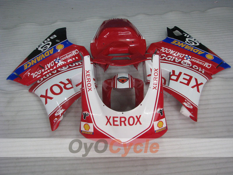 Kit de carénage injecté pour Ducati 998 de 02-04 - Rouge, blanc - Xerox #OYO87906174 Image secondaire du produit