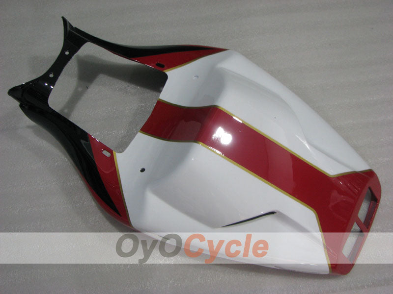 Kit de carénage injecté pour Ducati 916 de 94-98 - Rouge, blanc - Style usine #OYO87906175