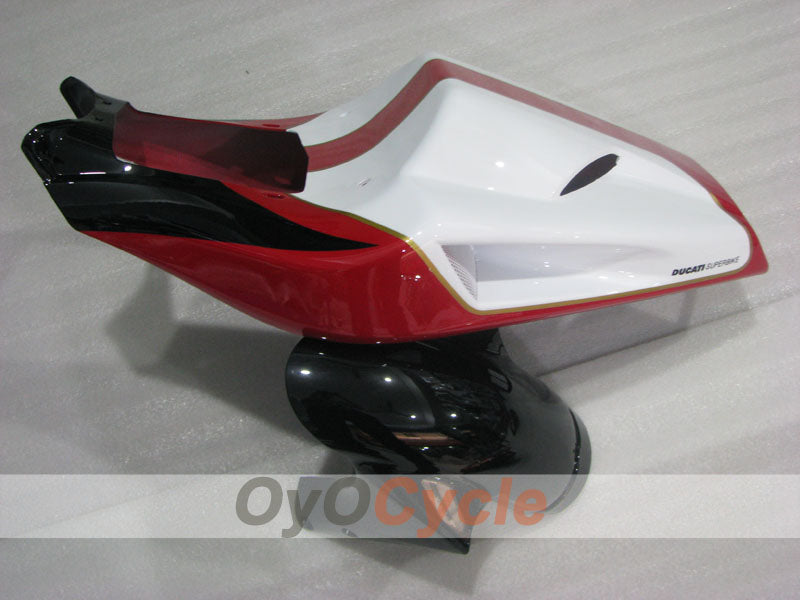 Kit de carénage injecté pour Ducati 916 de 94-98 - Rouge, blanc - Style usine #OYO87906175