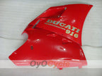 Kit de carénage injecté pour Ducati 916 de 94-98 - Rouge, blanc - Style usine #OYO87906176