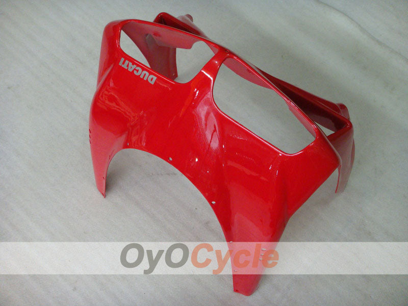 Kit de carénage injecté pour Ducati 916 de 94-98 - Rouge, blanc - Style usine #OYO87906176