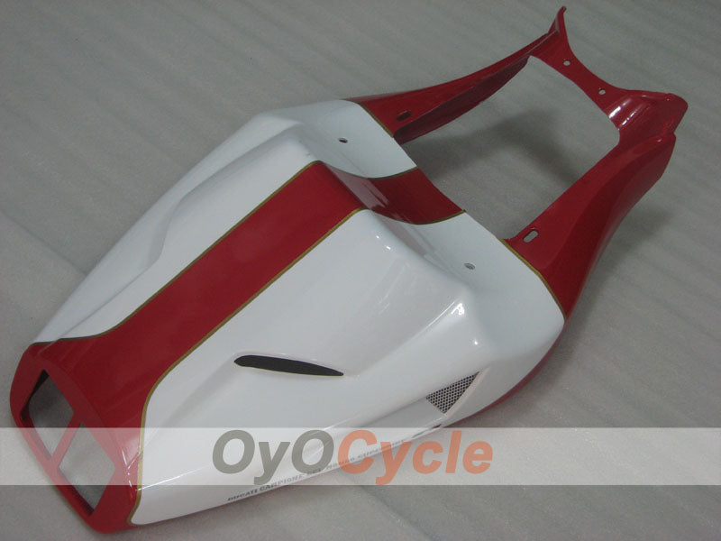 Kit de carénage injecté pour Ducati 916 de 94-98 - Rouge, blanc - Style usine #OYO87906177