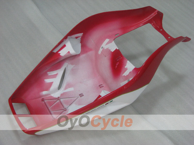 Kit de carénage injecté pour Ducati 916 de 94-98 - Rouge, blanc - Style usine #OYO87906177
