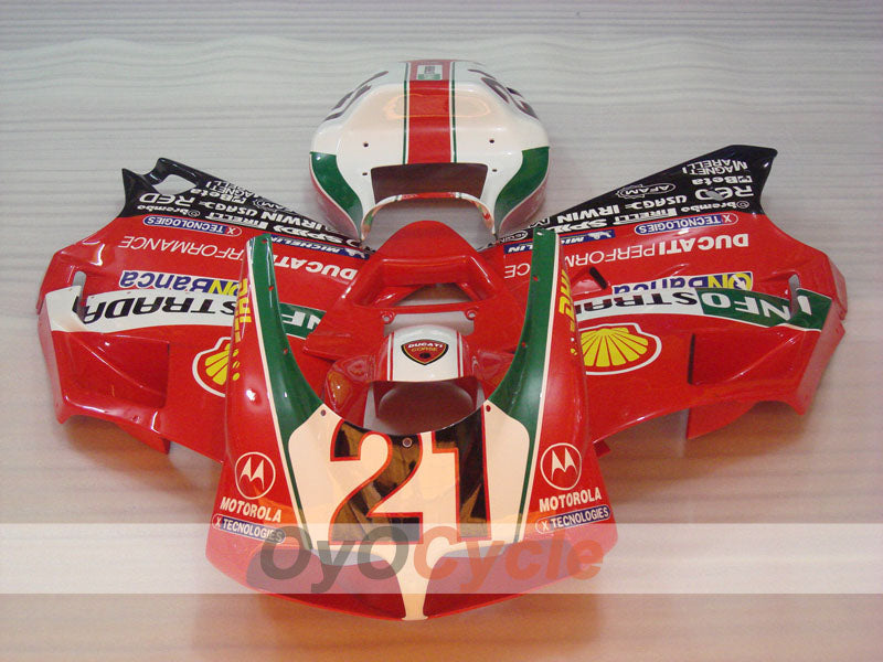 Kit de carénage en injection pour Ducati 916 94-98 - Rouge, Blanc, Noir - INFO STRADA #OYO87906195 Image secondaire du produit