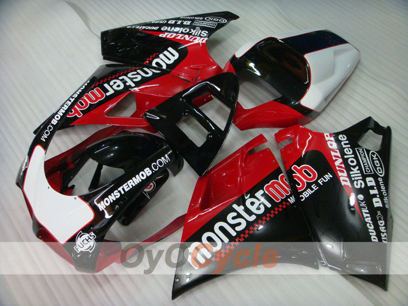 Kit de carénage en injection pour Ducati 916 94-98 - Rouge, Blanc, Noir - Monstermob #OYO87906196