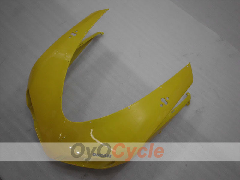 Kit de carénage en injection pour Ducati 848 08-13 - Jaune - Sans autocollant / décalque, style usine #OYO87906203