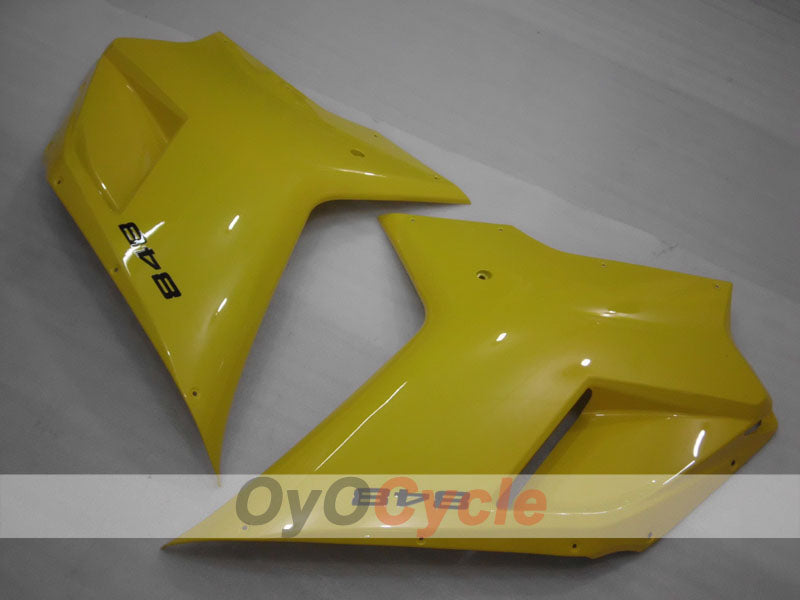 Kit de carénage en injection pour Ducati 848 08-13 - Jaune - Sans autocollant / décalque, style usine #OYO87906203