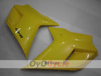 Kit de carénage en injection pour Ducati 848 08-13 - Jaune - Sans autocollant / décalque, style usine #OYO87906203