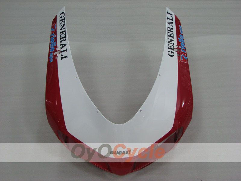 Kit de carénage en injection pour Ducati 848 08-13 - Rouge, Blanc, Noir - Style usine #OYO87906204