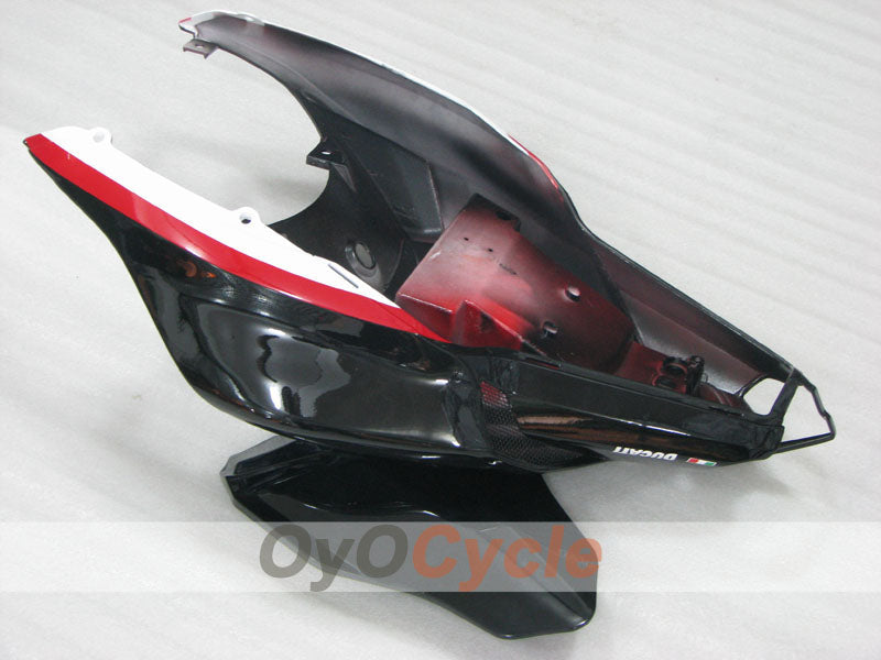 Kit de carénage en injection pour Ducati 848 08-13 - Rouge, Blanc, Noir - Style usine #OYO87906204