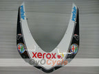 Kit de carénage à injection pour Ducati 848 08-13 - blanc, noir - Xerox #OYO87906211