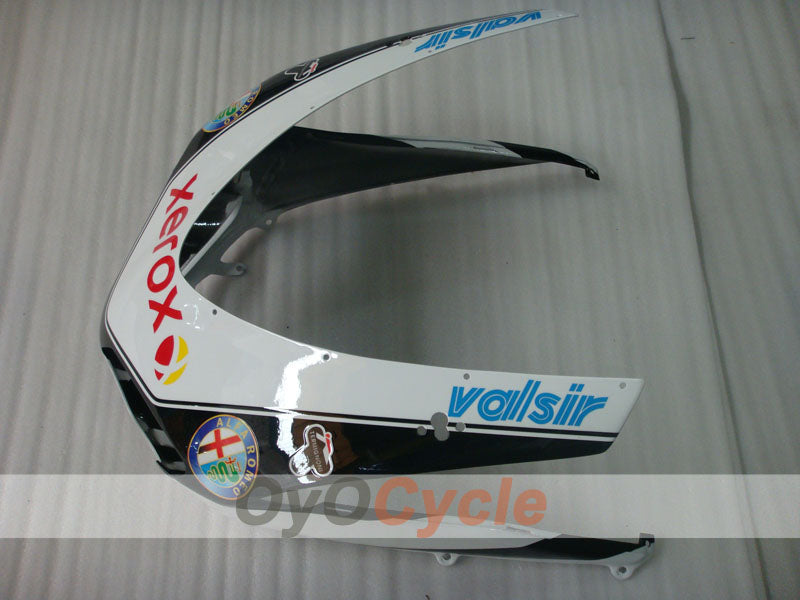 Kit de carénage à injection pour Ducati 848 08-13 - blanc, noir - Xerox #OYO87906211