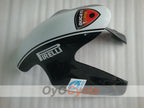 Kit de carénage à injection pour Ducati 848 08-13 - blanc, noir - Xerox #OYO87906211