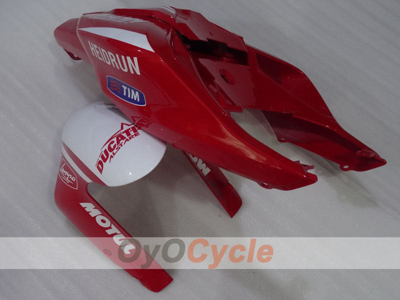 Kit de carénage à injection pour Ducati 848 08-13 - rouge, blanc, noir - FIAMM #OYO87906214