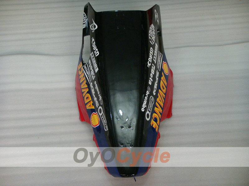 Kit de carénage injecté pour Ducati 848 08-13 - Rouge, Noir - INFO STRADA #OYO87906219