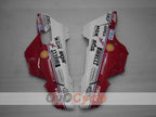 Kit de carénage injecté pour Ducati 1098 07-09 - Rouge, Blanc - Unibat #OYO87906221