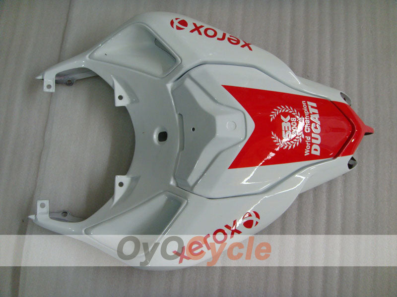Kit de carénage injecté pour Ducati 1098 07-09 - Rouge, Blanc - Xerox #OYO87906222