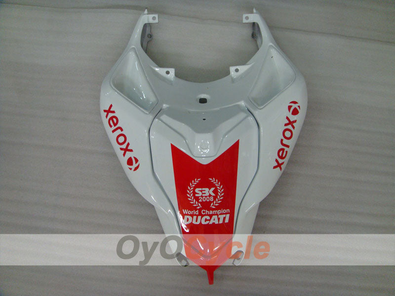 Kit de carénage injecté pour Ducati 1098 07-09 - Rouge, Blanc - Xerox #OYO87906222