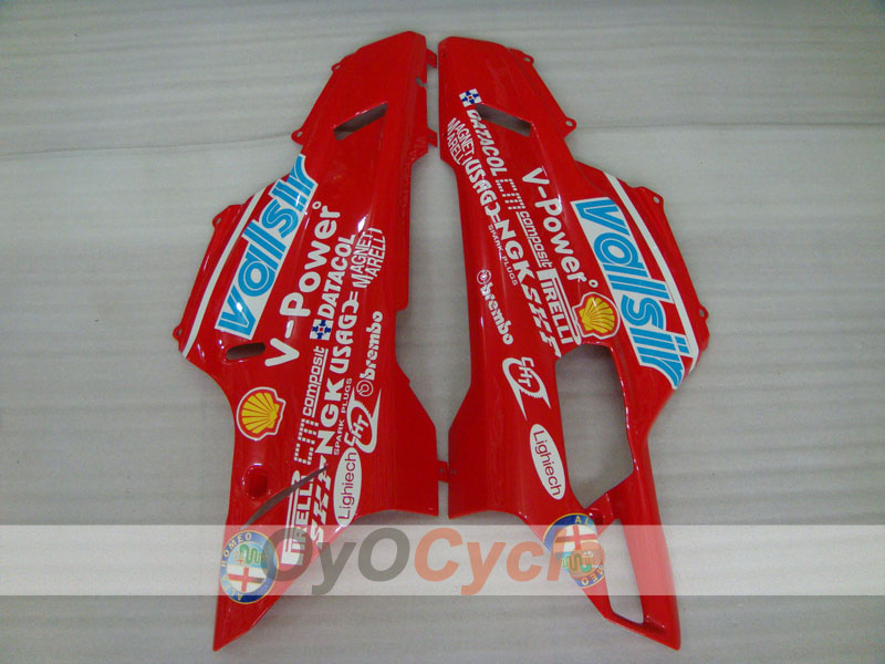 Kit de carénage injecté pour Ducati 1098 07-09 - Rouge, Blanc - Xerox #OYO87906222