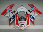 Kit de carénage injecté pour Ducati 1098 07-09 - Rouge, Blanc - Xerox #OYO87906222