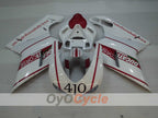 Kit de carénage injecté pour Ducati 1098 07-09 - Rouge, Blanc - Style usine #OYO87906223