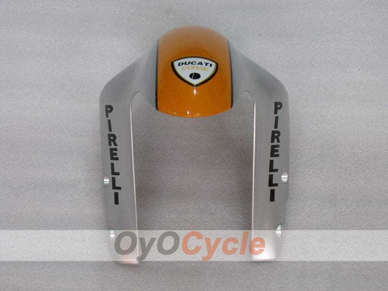 Kit de carénage injecté pour Ducati 1098 07-09 - Orange, Argent - Gulf #OYO87906224