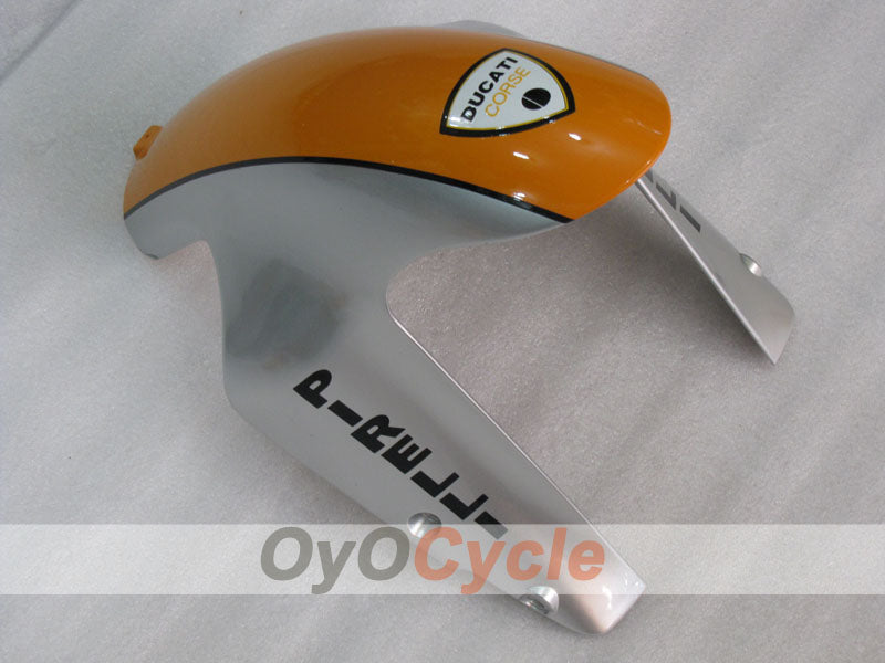 Kit de carénage injecté pour Ducati 1098 07-09 - Orange, Argent - Gulf #OYO87906224