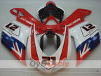 Kit de carénage injecté pour Ducati 1098 07-09 - Rouge, Blanc - Style usine #OYO87906227