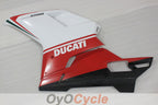 Kit de carénage injecté pour Ducati 1098 07-09 - Rouge, Blanc - Style usine #OYO87906228