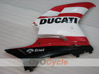 Kit de carénage injecté pour Ducati 1098 07-09 - Rouge, Blanc - Style usine #OYO87906229