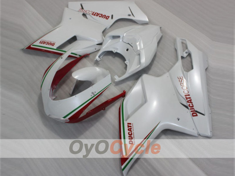 Kit de carénage à injection pour Ducati 1098 de 07-09 - Blanc - Style usine #OYO87906230 Image secondaire du produit