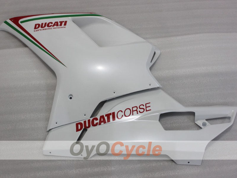Kit de carénage à injection pour Ducati 1098 de 07-09 - Blanc - Style usine #OYO87906230