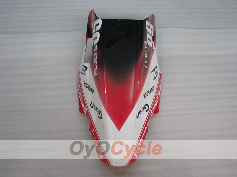 Kit de carénage à injection pour Ducati 1098 de 07-09 - Rouge, Blanc, Noir - PIRELLI #OYO87906231