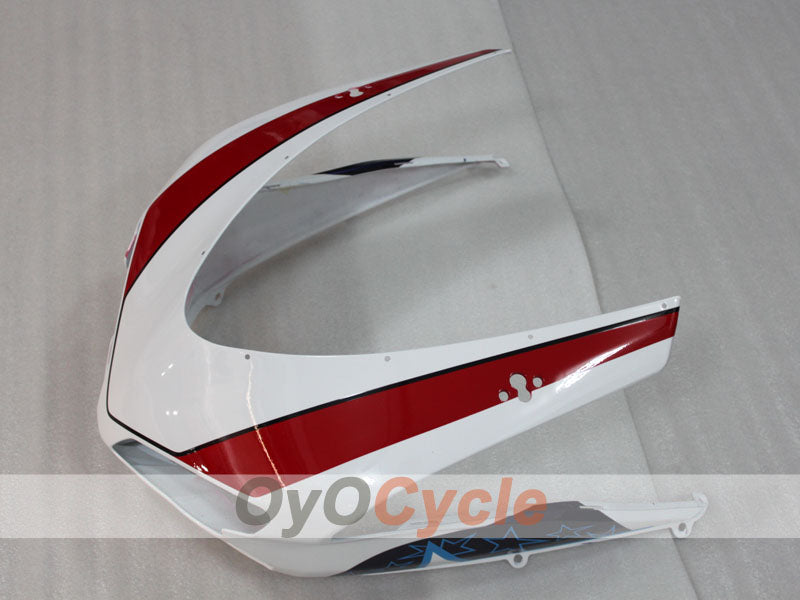 Kit de carénage à injection pour Ducati 1098 de 07-09 - Rouge, Blanc - Style usine #OYO87906234