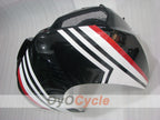 Kit de carénage à injection pour Ducati 1098 de 07-09 - Blanc, Noir - Style usine #OYO87906236