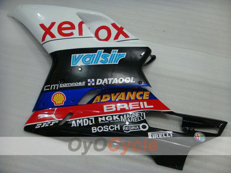 Kit de carénage à injection pour Ducati 1098 de 07-09 - Blanc, Noir - Xerox #OYO87906238