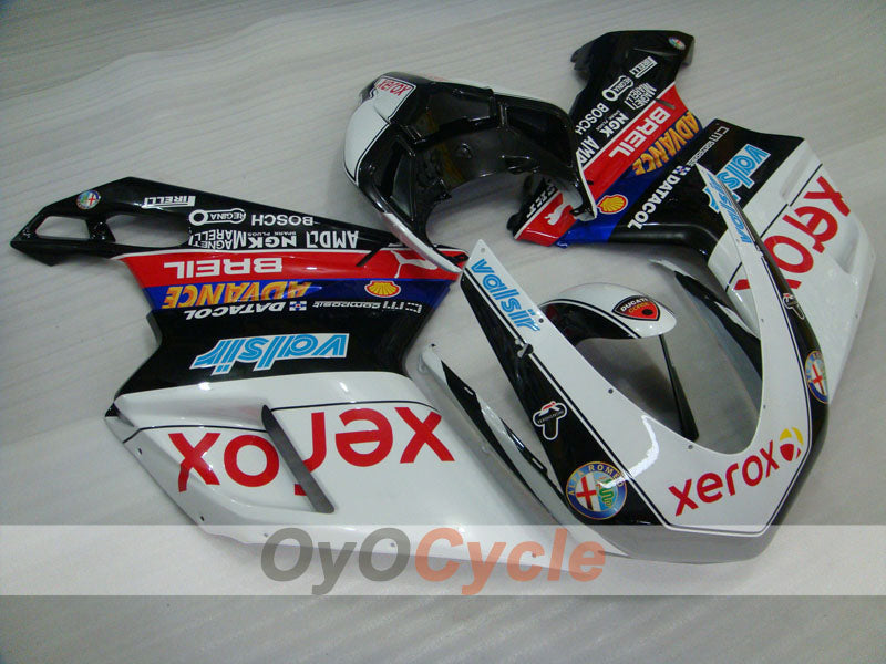 Kit de carénage à injection pour Ducati 1098 de 07-09 - Blanc, Noir - Xerox #OYO87906238 Image principale du produit