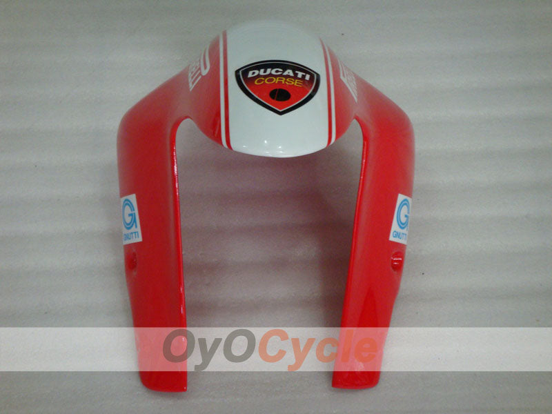 Kit de carénage à injection pour Ducati 1098 de 07-09 - Rouge, Blanc - Xerox #OYO87906239
