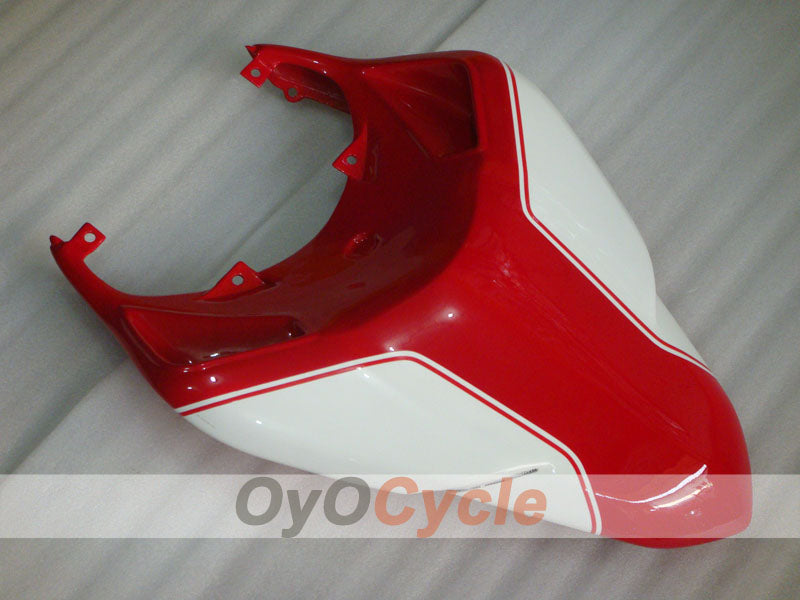 Kit de carénage à injection pour Ducati 1098 de 07-09 - Rouge, Blanc, Noir - INFO STRADA #OYO87906240