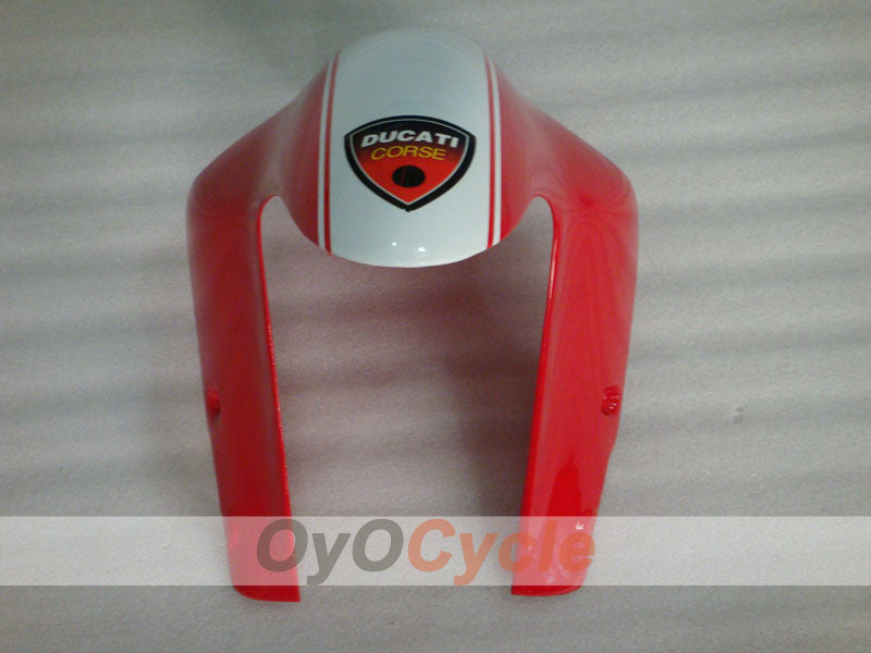 Kit de carénage à injection pour Ducati 1098 de 07-09 - Rouge, Blanc, Noir - INFO STRADA #OYO87906240