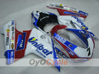 Kit de carénage à injection pour Ducati 1098 de 07-09 - Rouge, Bleu, Blanc - Unibat #OYO87906241