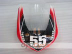 Kit de carénage moulé par injection pour Ducati 1198 09-11 - Rouge, Blanc, Noir - Style d'origine #OYO87906244