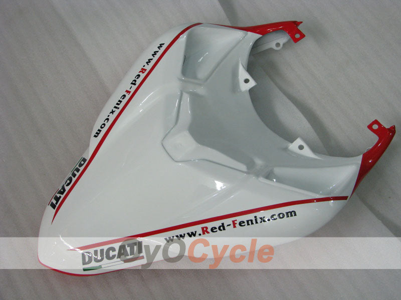 Kit de carénage moulé par injection pour Ducati 1198 09-11 - Rouge, Blanc, Noir - Style d'origine, personnalisable #OYO87906251